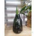 Vase en verre de vase léopard pour arrangement de fleurs
